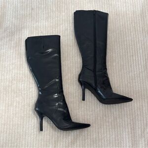 Nine West Black Heeled Boots